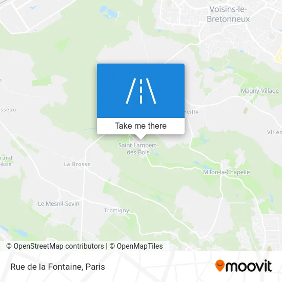 Rue de la Fontaine map