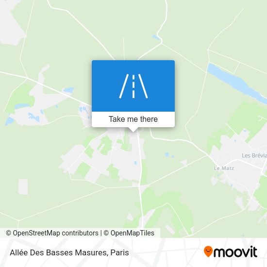 Allée Des Basses Masures map