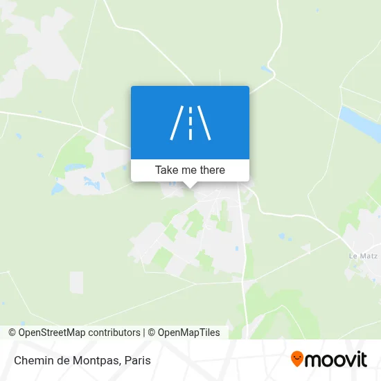 Chemin de Montpas map
