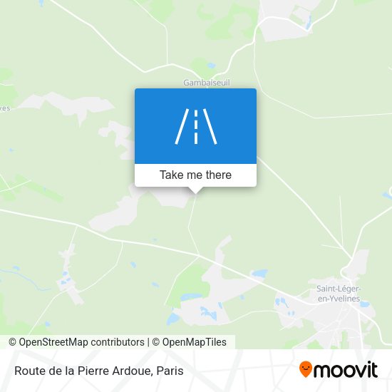 Route De La Pierre Ardoue map