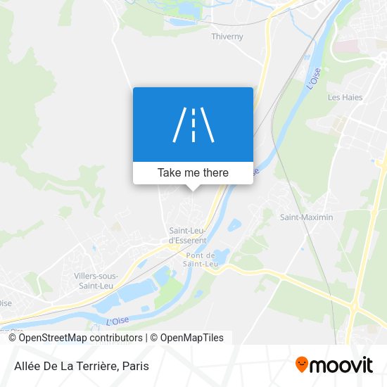 Allée De La Terrière map