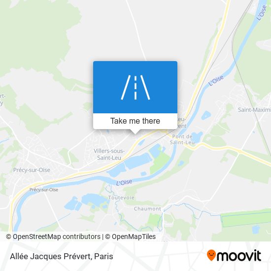 Mapa Allée Jacques Prévert