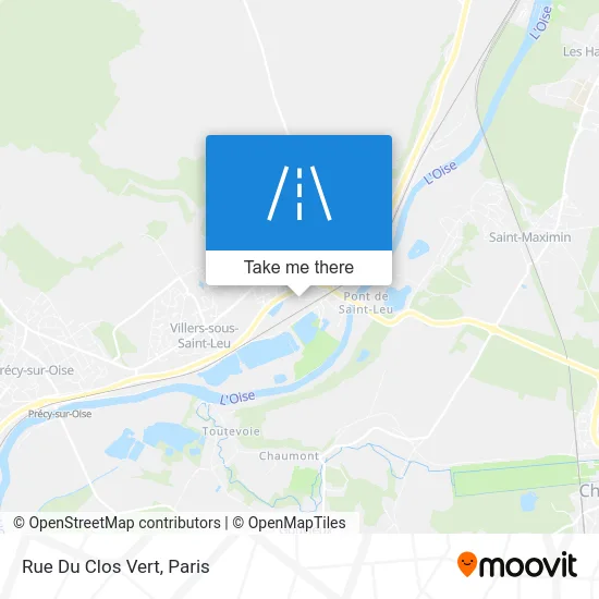 Rue Du Clos Vert map