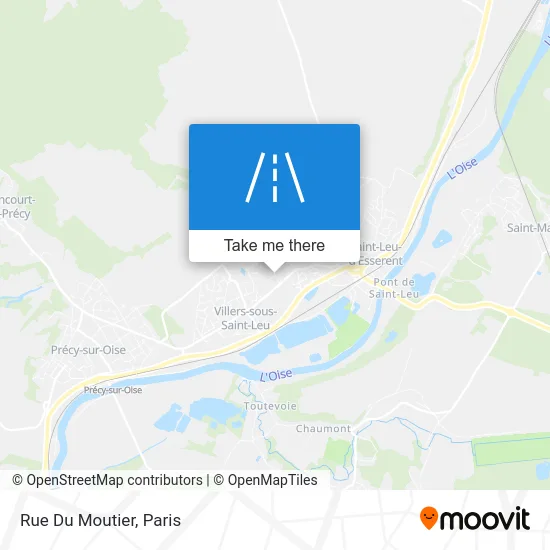 Rue Du Moutier map