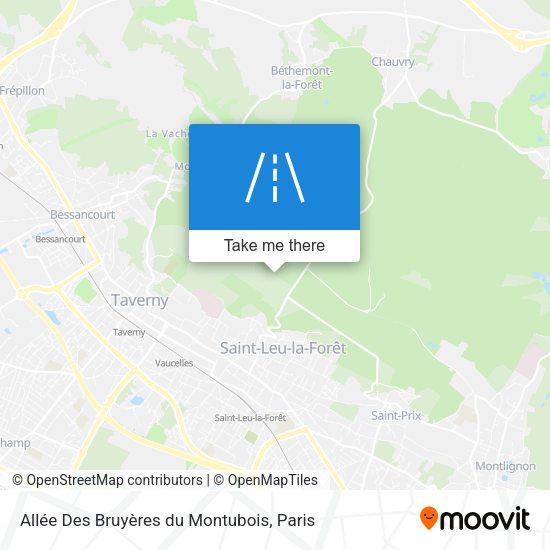 Allée Des Bruyères du Montubois map