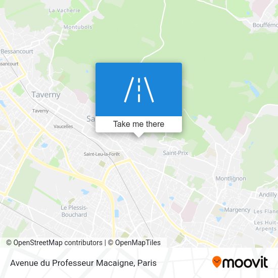 Avenue du Professeur Macaigne map