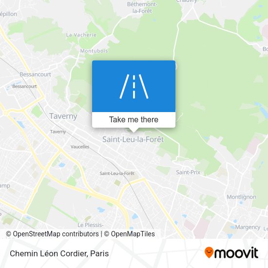 Chemin Léon Cordier map