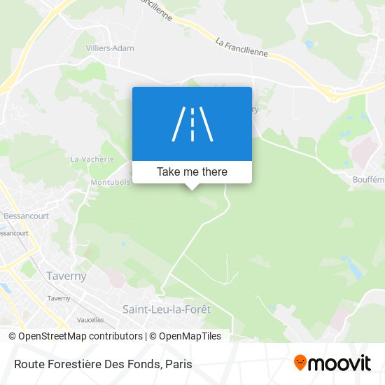 Route Forestière Des Fonds map