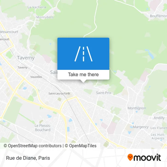 Rue de Diane map