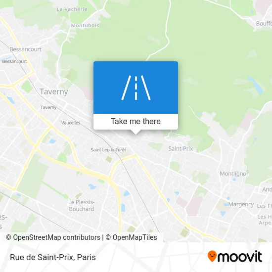 Rue de Saint-Prix map