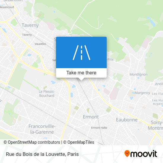 Rue du Bois de la Louvette map