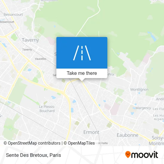 Sente Des Bretoux map