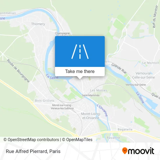 Rue Alfred Pierrard map