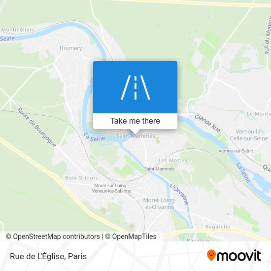 Rue de L'Église map