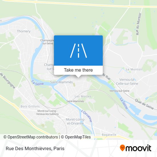 Rue Des Monthièvres map