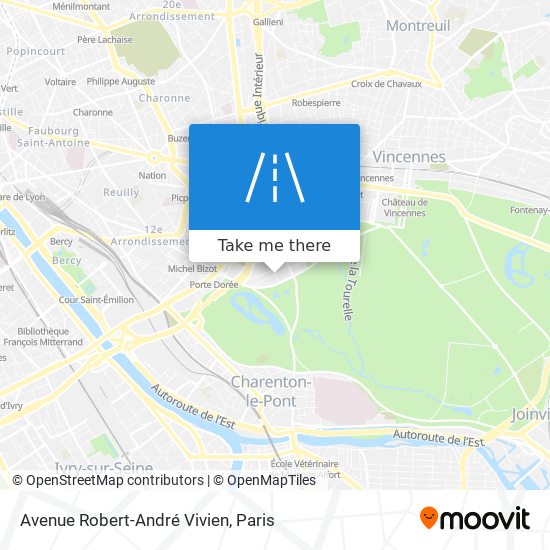 Avenue Robert-André Vivien map
