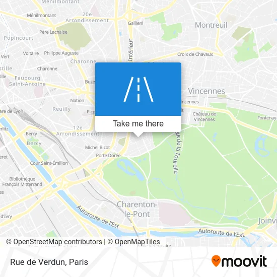 Rue de Verdun map