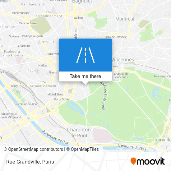Rue Grandville map