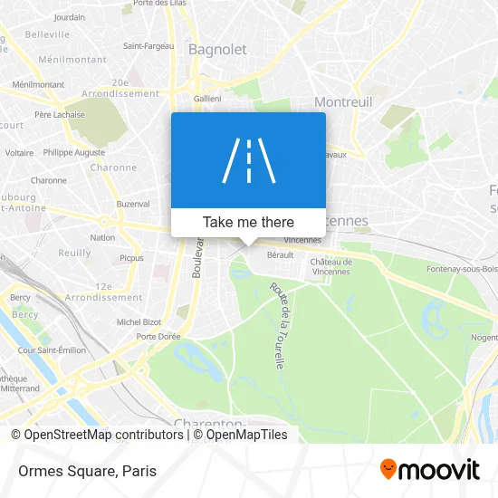 Square Des Ormes map