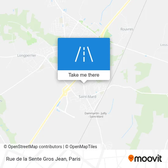Rue de la Sente Gros Jean map