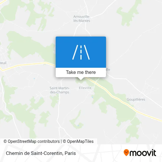 Chemin de Saint-Corentin map