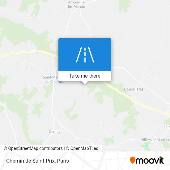 Chemin De Saint-Prix map