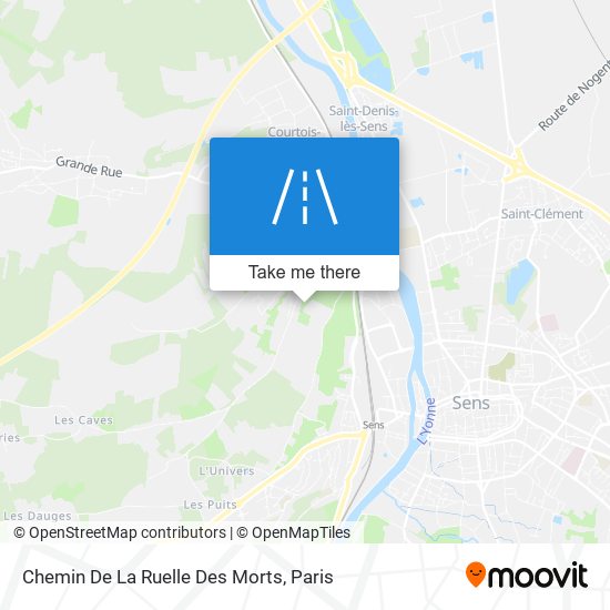 Chemin De La Ruelle Des Morts map