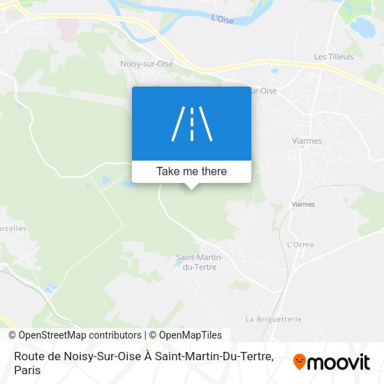 Route de Noisy-Sur-Oise À Saint-Martin-Du-Tertre map