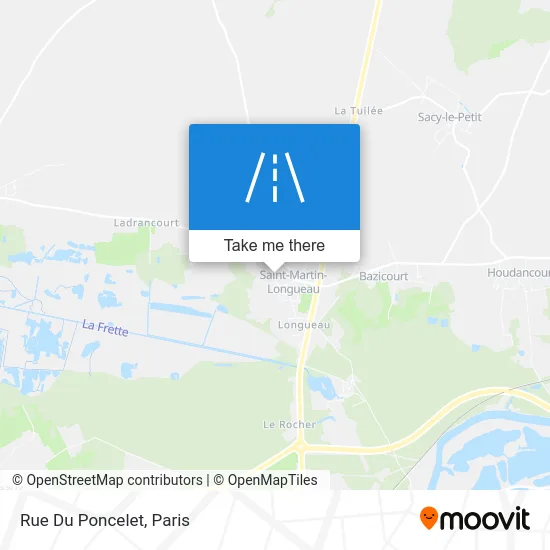 Rue Du Poncelet map