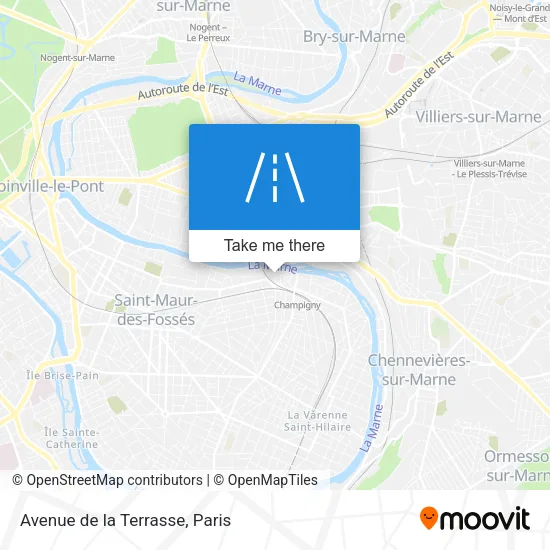 Avenue de la Terrasse map