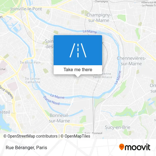 Rue Béranger map