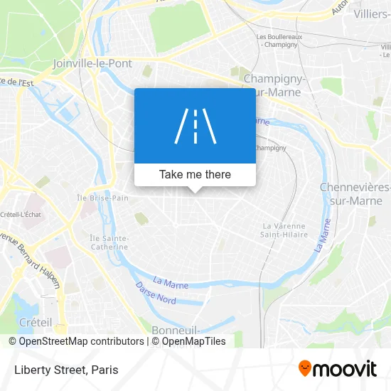 Rue de la Liberté map