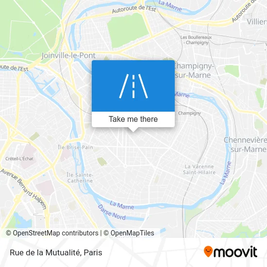 Rue de la Mutualité map