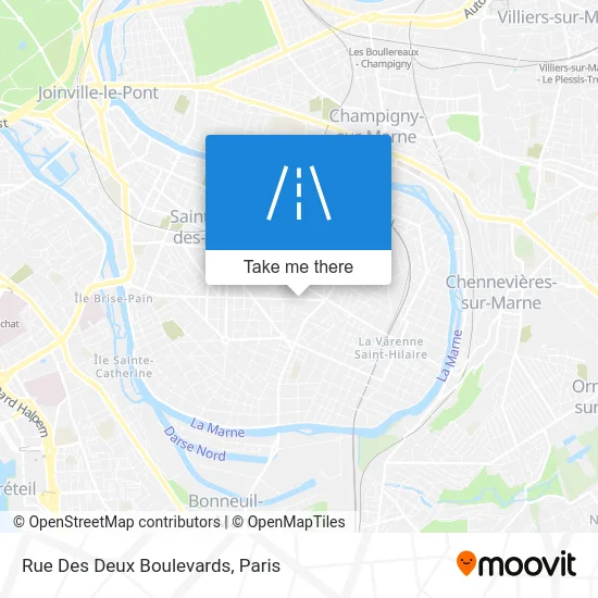 Rue Des Deux Boulevards map