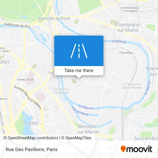 Rue Des Pavillons map