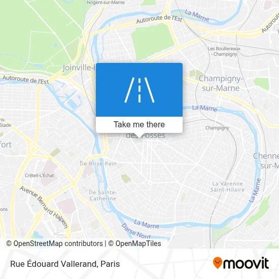 Rue Édouard Vallerand map