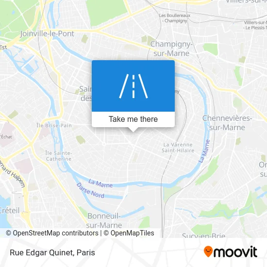 Rue Edgar Quinet map