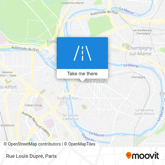 Rue Louis Dupré map