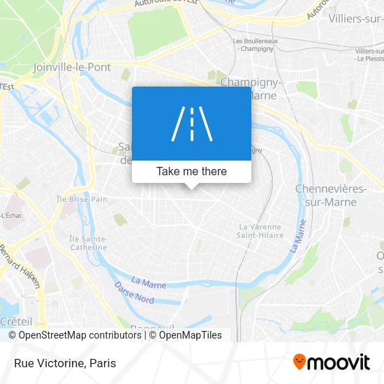 Rue Victorine map