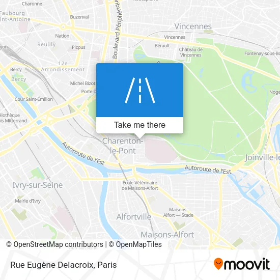 Rue Eugène Delacroix map