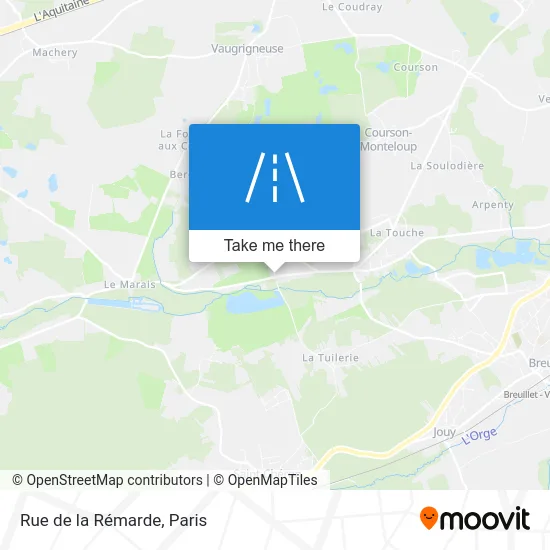 Rue de la Rémarde map