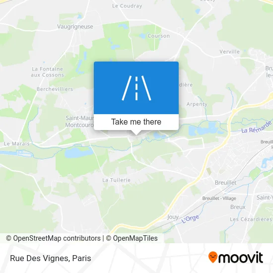 Rue Des Vignes map