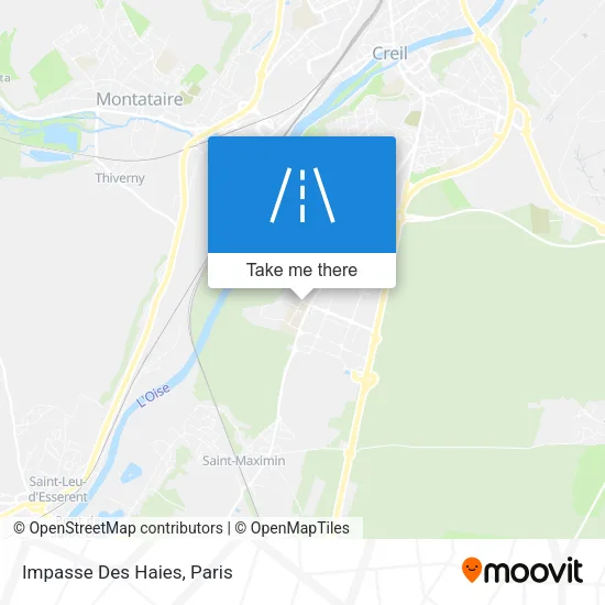 Mapa Impasse Des Haies