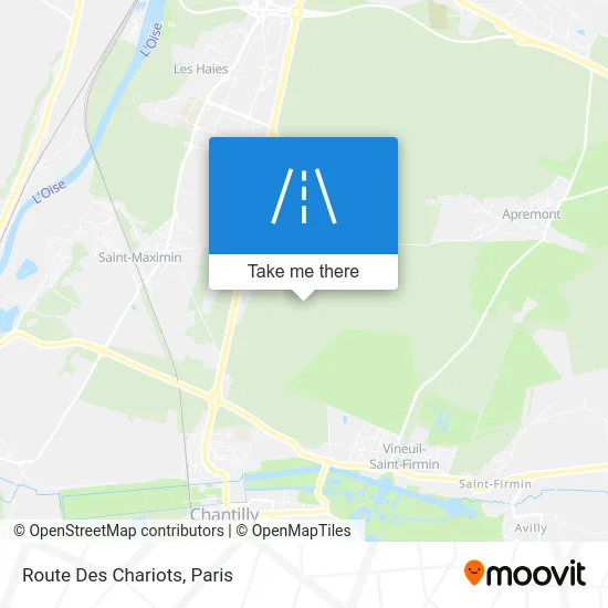 Route Des Chariots map