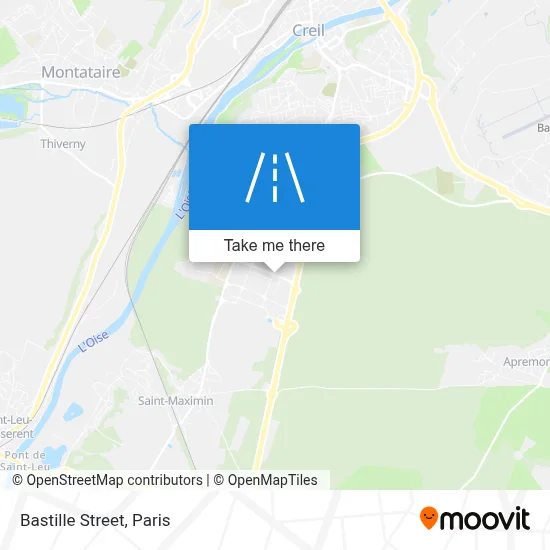 Rue De La Bastille map