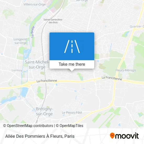 Allée Des Pommiers À Fleurs map