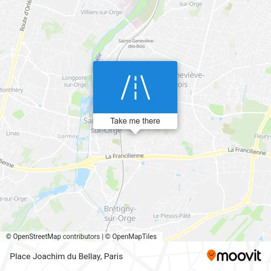 Place Joachim du Bellay map