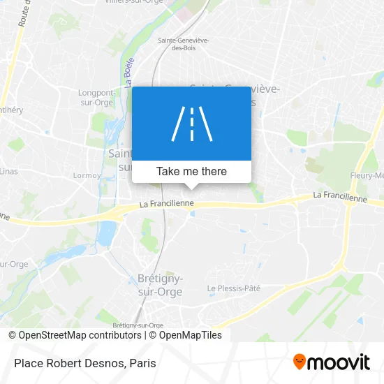 Place Robert Desnos map