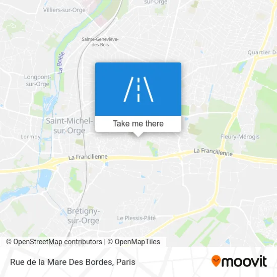Rue de la Mare Des Bordes map