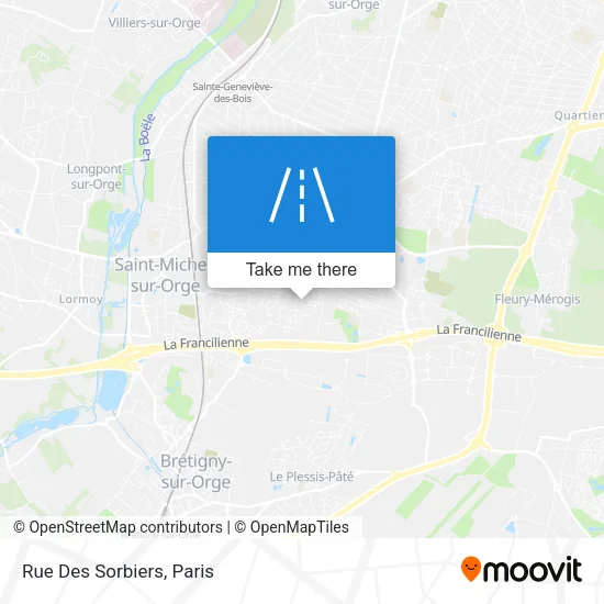 Rue Des Sorbiers map